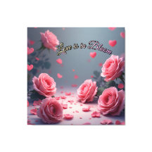 Liebe ist in Blüte Rosa Rosen Romantischer Valenti