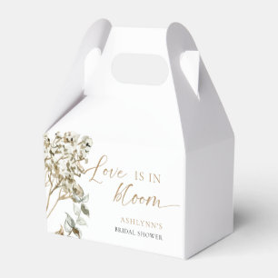 Liebe ist in Blüten Brautparty Pampas Gras Geschenkschachtel