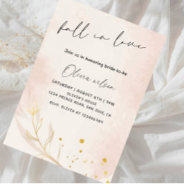 Liebe ist in Blüten-Hochzeitsdusche - Florales Gar Einladung