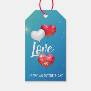 Liebe ist in den Luftballons des Valentins - Gesch Geschenkanhänger