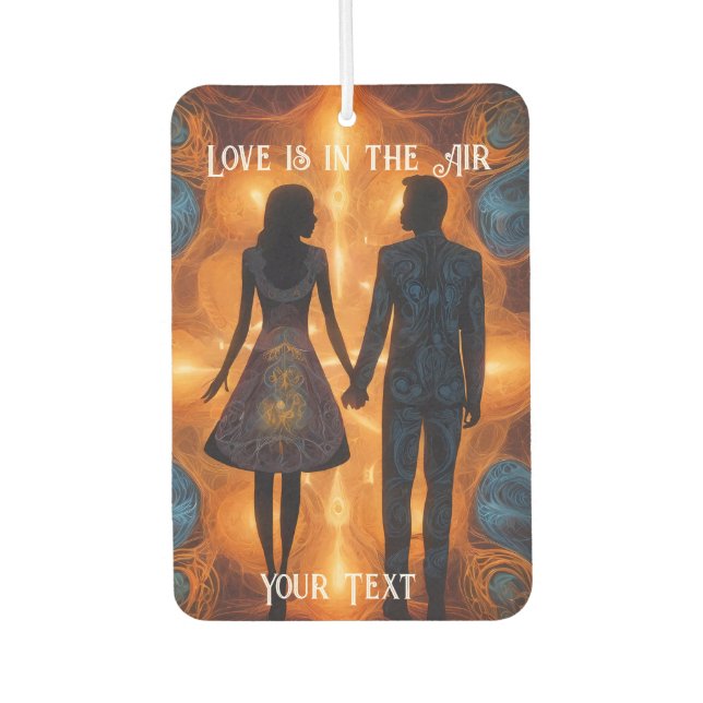 Liebe ist in der Luft Autolufterfrischer (Vorderseite)