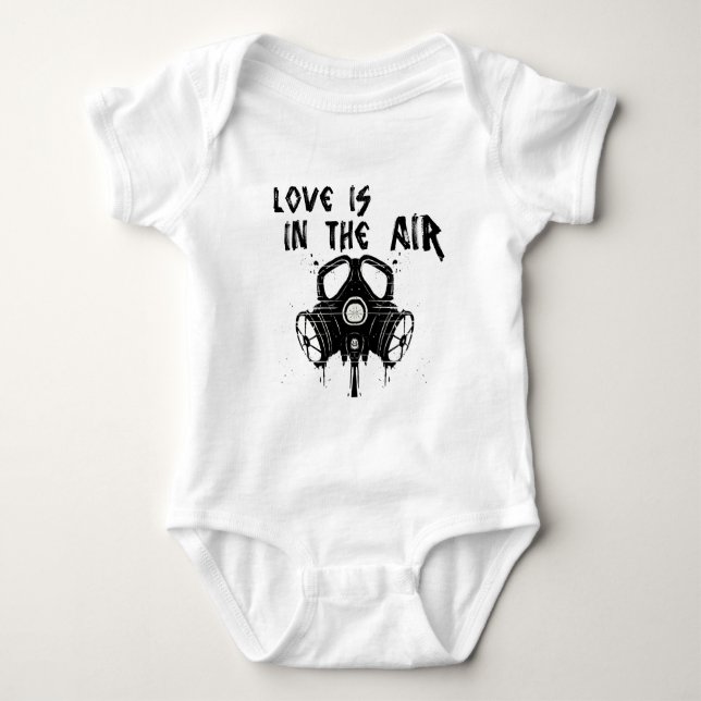 Liebe ist in der Luft Baby Strampler (Vorderseite)