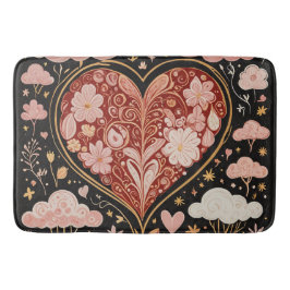 Liebe ist in der Luft Badematte