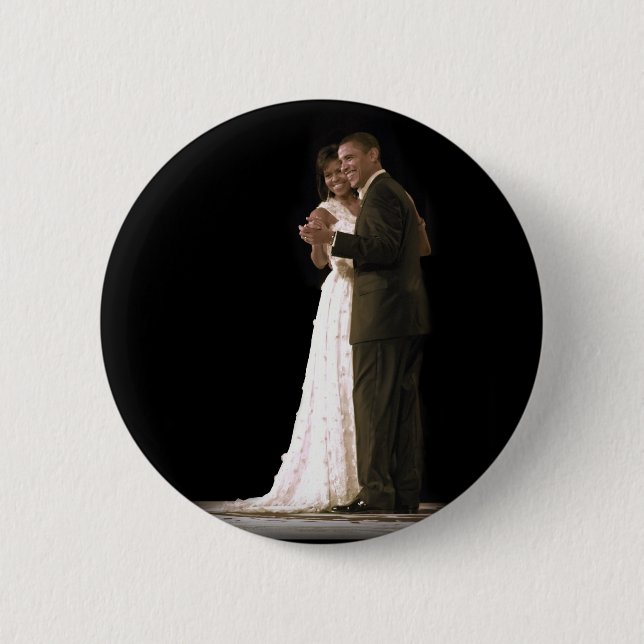 Liebe ist in der Luft, das erste Paar-Tanzen Button (Vorderseite)