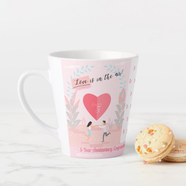 "Liebe ist in der Luft!" Ehepaar Milchtasse (Beispiel)