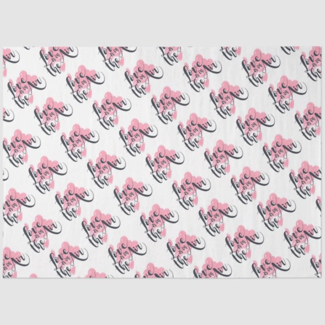 Liebe ist in der Luft Seidenpapier (Vorderseite)