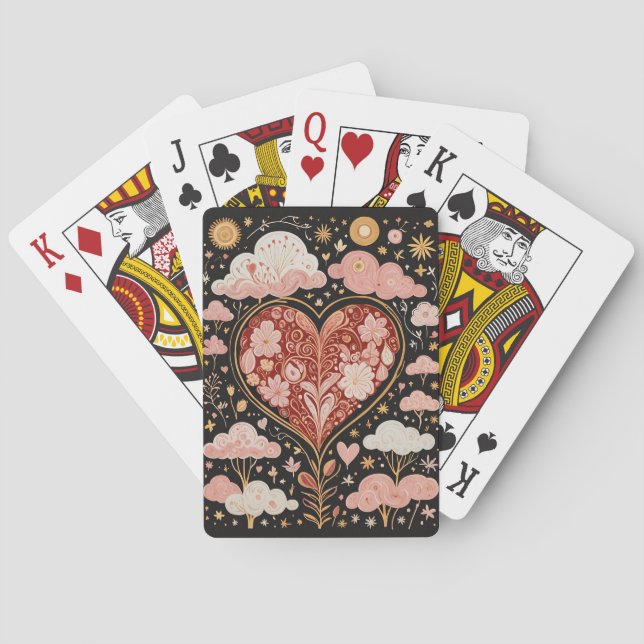 Liebe ist in der Luft Spielkarten (Rückseite)