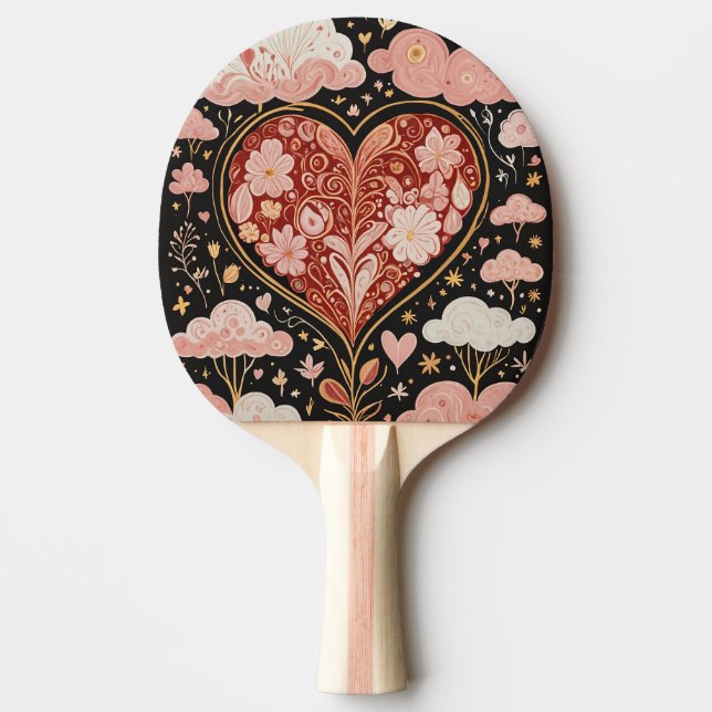 Liebe ist in der Luft Tischtennis Schläger (Vorderseite)