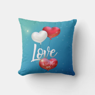 Liebe ist in der Luft Valentine Balloons - Kissen