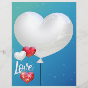 Liebe ist in der Luft Valentine Balloons - Letterh