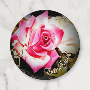 Liebe ist in voller Blüte Rosenhochzeit Geschenkanhänger
