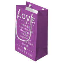Liebe ist ... individuelle Namen & Farbe kleine Ge