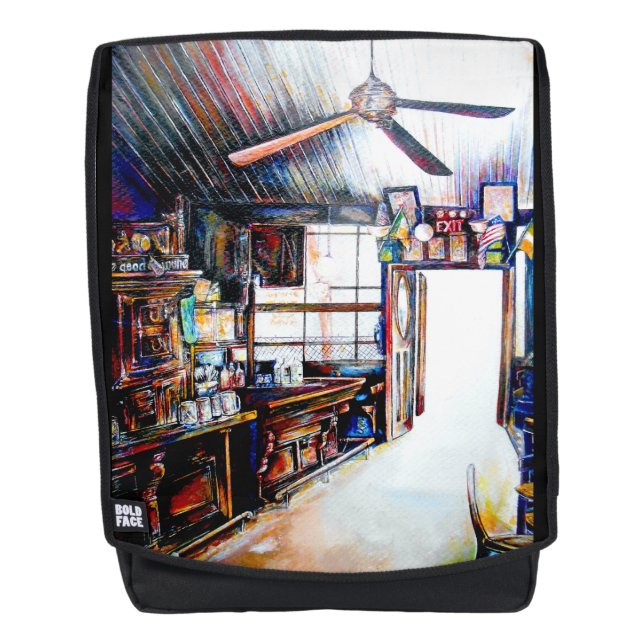 Liebe ist keine Mauer, sondern eine Brücke Rucksack (Vorderseite)