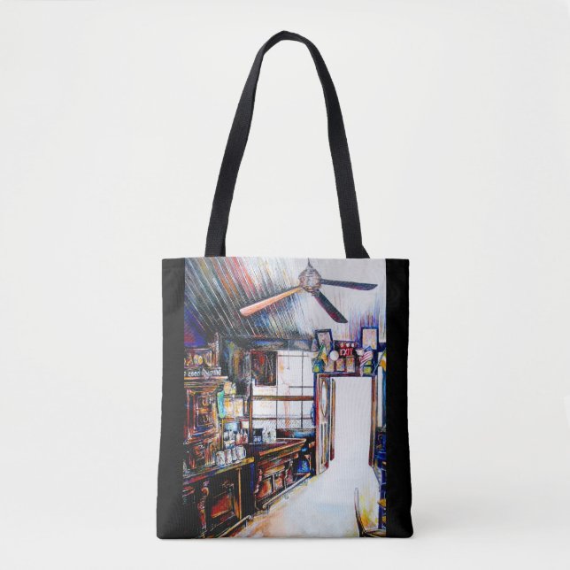 Liebe ist keine Mauer, sondern eine Brücke Tasche (Vorderseite)