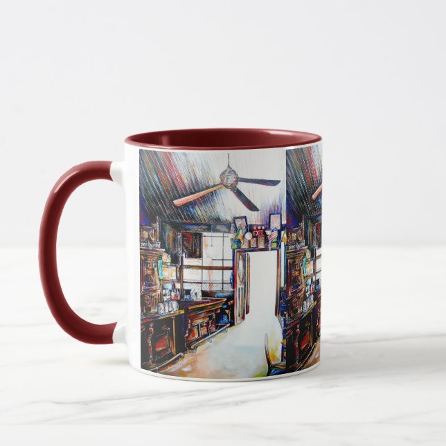 Liebe ist keine Mauer, sondern eine Brücke Tasse (Links)