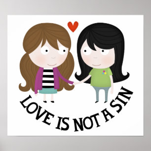 Liebe ist keine Sünde (großes Poster) Poster