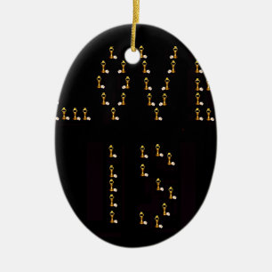 Liebe ist keramikornament