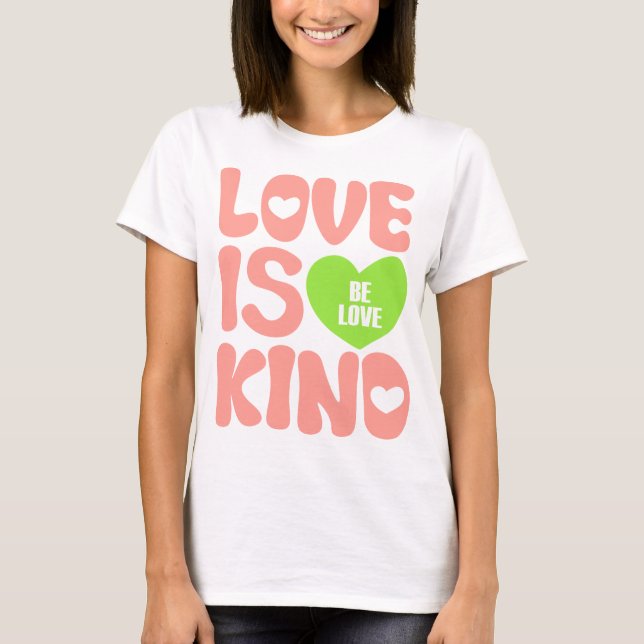 LIEBE IST KIND T-Shirt (Vorderseite)
