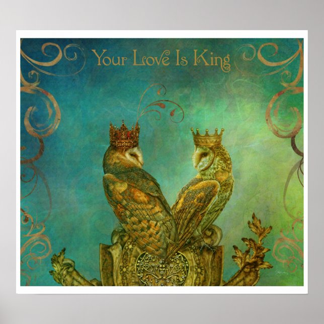 Liebe ist King Poster (Vorne)