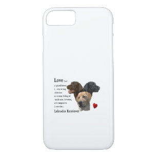 Liebe ist Labrador Retriever Geschenke Case-Mate iPhone Hülle