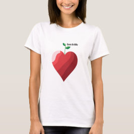 Liebe ist Leben: Herz und Pflanze T-Shirt