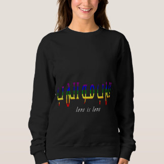 Liebe ist Liebe arabische Lang Unterstützung arabi Sweatshirt