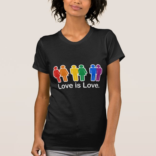 LIEBE IST LIEBE-BASIC T-Shirt (Vorderseite)