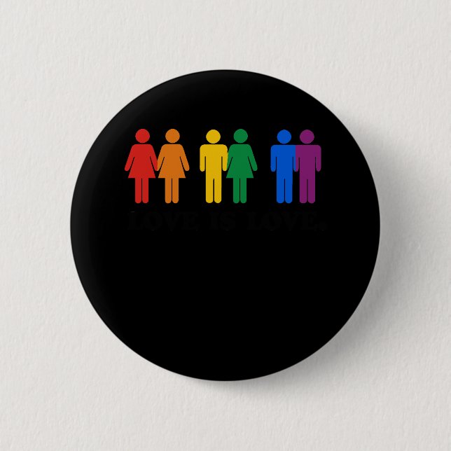 Liebe ist Liebe Button (Vorderseite)