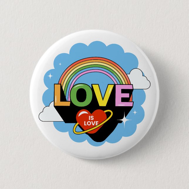 "Liebe ist Liebe" Button (Vorderseite)