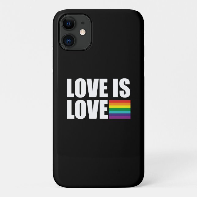 Liebe ist Liebe Case-Mate iPhone Hülle (Rückseite)
