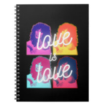 Liebe ist Liebe Cher LGBTQ Prix Monat Notebook