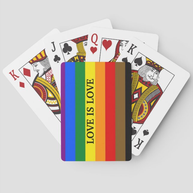 Liebe ist Liebe Classic Playing Cards Spielkarten (Rückseite)