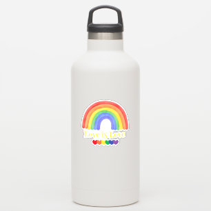 Liebe ist Liebe Farbiger Regenbogen Aufkleber