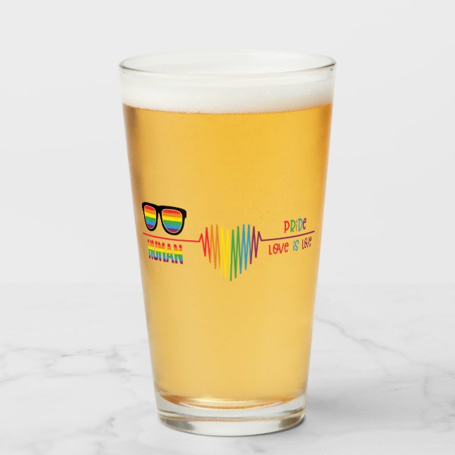 Liebe ist Liebe Glas (Vorne (Gefüllt))