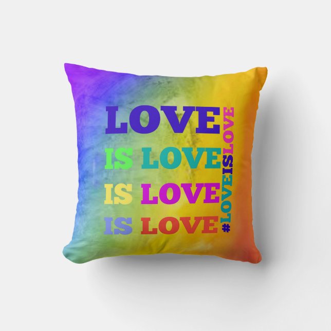 Liebe ist Liebe ist Liebe-Kissen Kissen (Vorderseite)