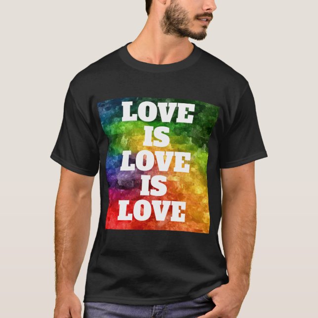 LIEBE IST LIEBE IST LIEBE T-Shirt (Vorderseite)