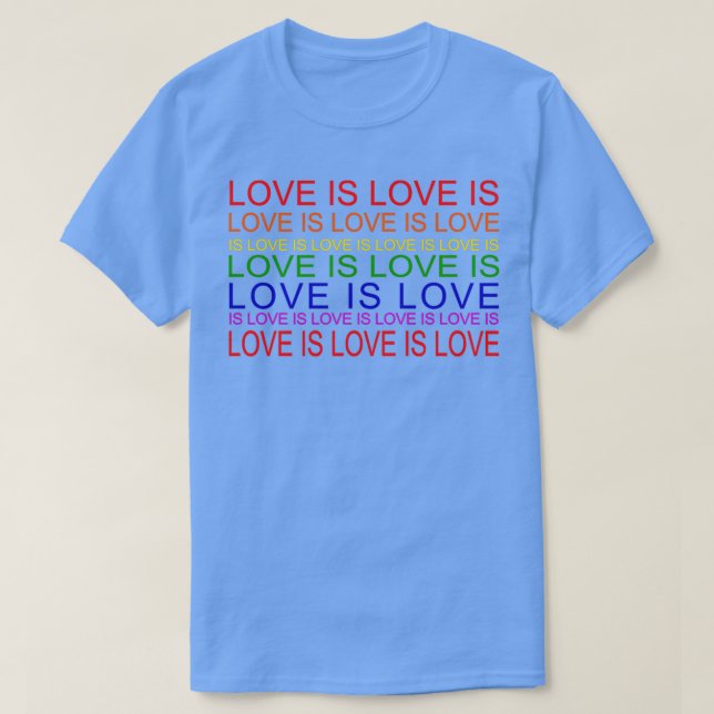 Liebe ist Liebe ist Liebe T-Shirt (Design vorne)