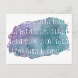 Liebe ist Liebe ist Liebepostkarte Postkarte