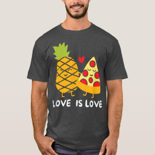 Liebe ist Liebe Italienische Nudelgerichte Pizza P T-Shirt