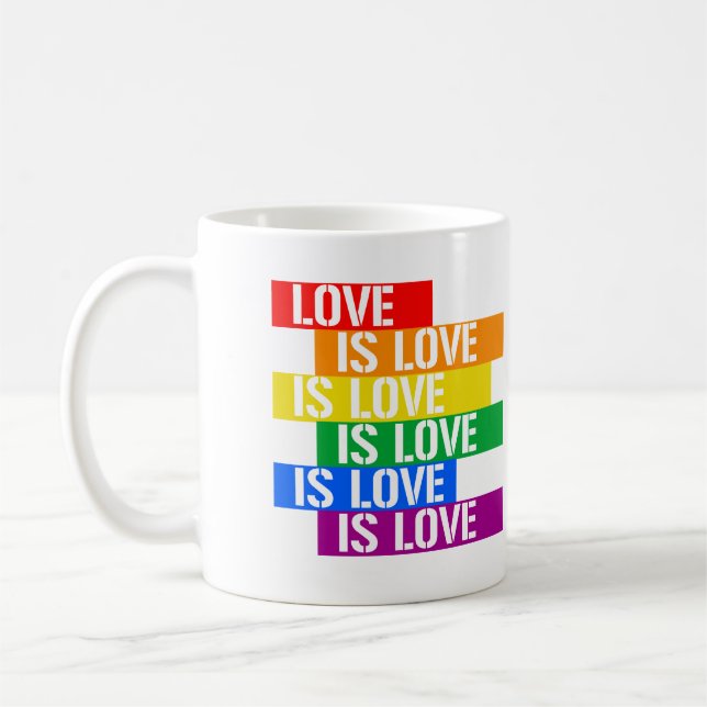 Liebe ist Liebe Kaffeetasse (Links)