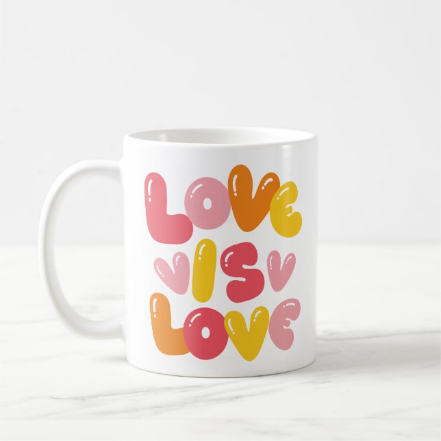 Liebe ist Liebe Kaffeetasse (Links)