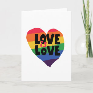 Liebe ist Liebe Karte