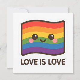 Liebe ist Liebe - Kawaii Rainbow Design