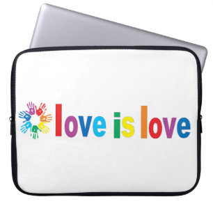Liebe ist Liebe Laptopschutzhülle