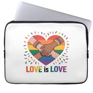 Liebe ist Liebe Laptopschutzhülle
