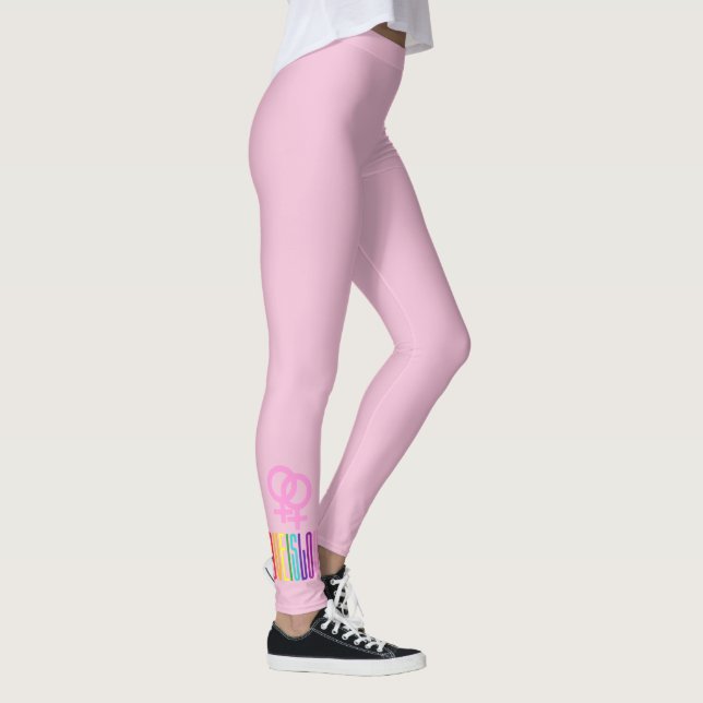 Liebe ist Liebe Lesbische Beziehung Venus Pride Leggings (Rechts)