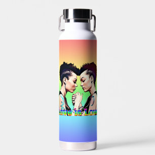 Liebe ist Liebe Lesbischer Stolz Trinkflasche