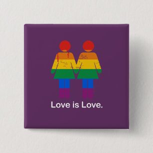 LIEBE IST LIEBE-LESBISCHES PAAR - .PNG BUTTON