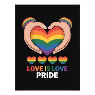 Liebe ist Liebe LGBQT Fotodruck