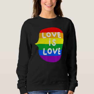 Liebe ist Liebe LGBT LGBTQ Gay CSD 1 Sweatshirt